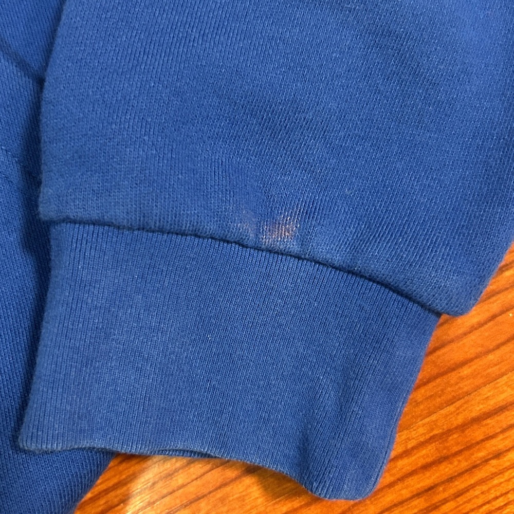 Adidas Royal Blue Hoodie with Graphic Logo - Picture 7 of 8